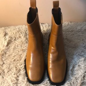 Tory Burch slip on booties.